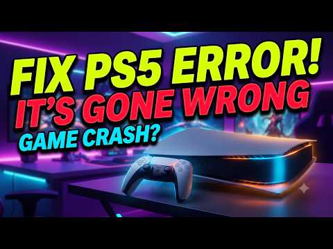 How to Fix PS5 Error Something went wrong with a game or app