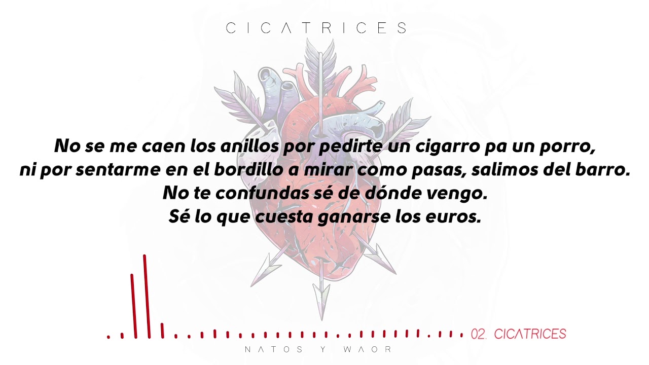 Natos y Waor CICATRICES (Letra) [Cicatrices] YouTube