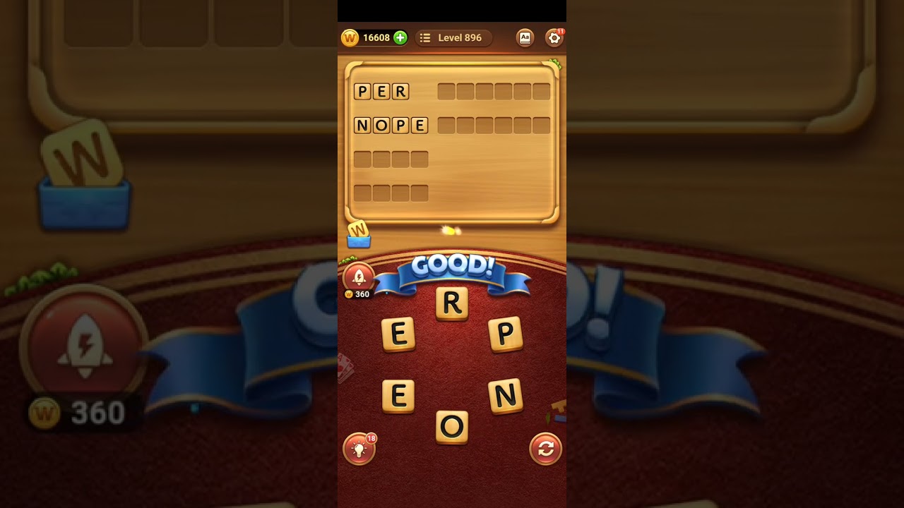 Word Connect Puzzle Level 896 Walkthrough [Bonus Words & Answers]