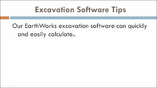 Tip 7: What information will excavation estimating software help me calculate? screenshot 4