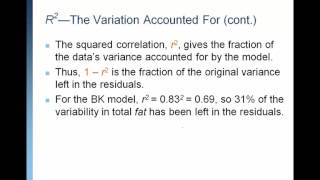 AP Stats Chapter8: R-Squared