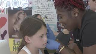 Community Stories - Rowan Ear Piercing