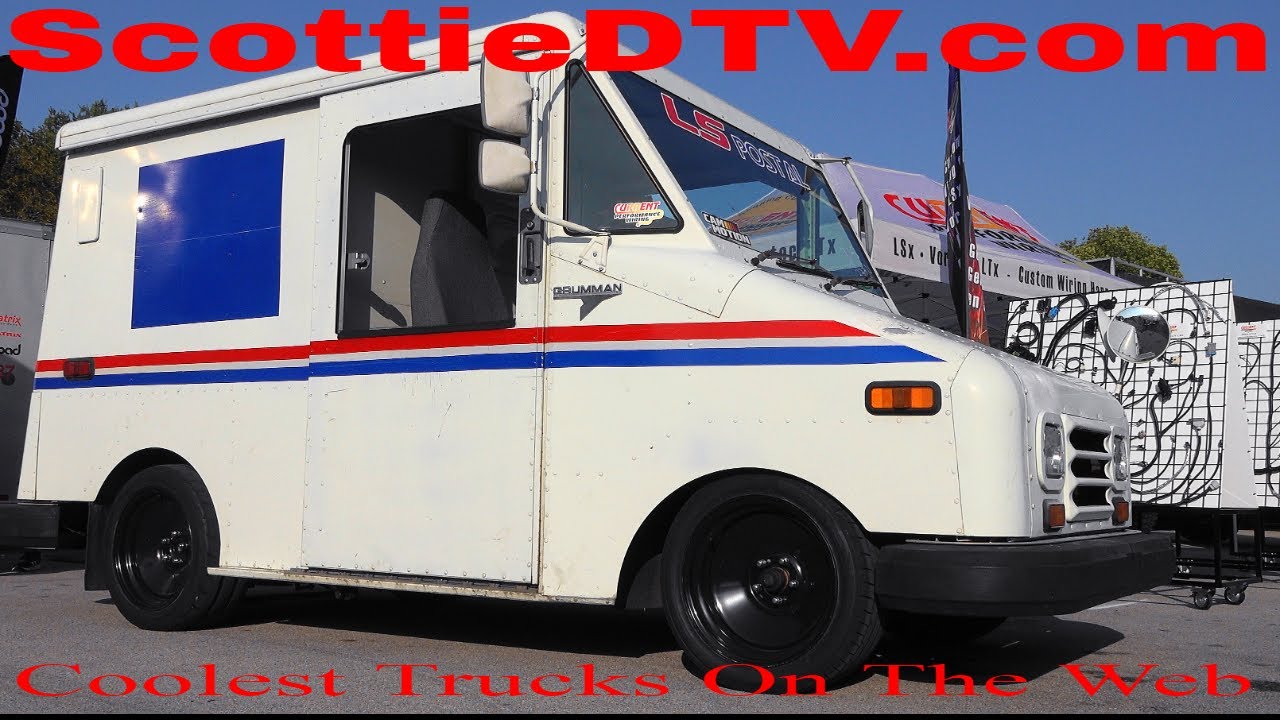 &quot;LS Postal&quot; LS Swapped Grumman LLV US Mail Truck 2019 Holley LS Fest east - YouTube