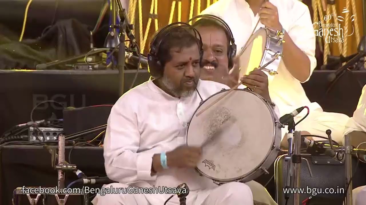 THA DHIM Tamate Recital 60 Percussion Ensemble At 60th Bengaluru Ganesh Utsava   2022