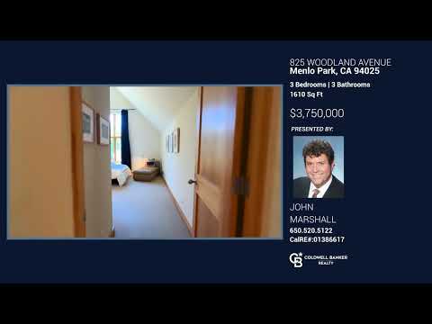 825 Woodland Avenue, Menlo Park, CA home video tour