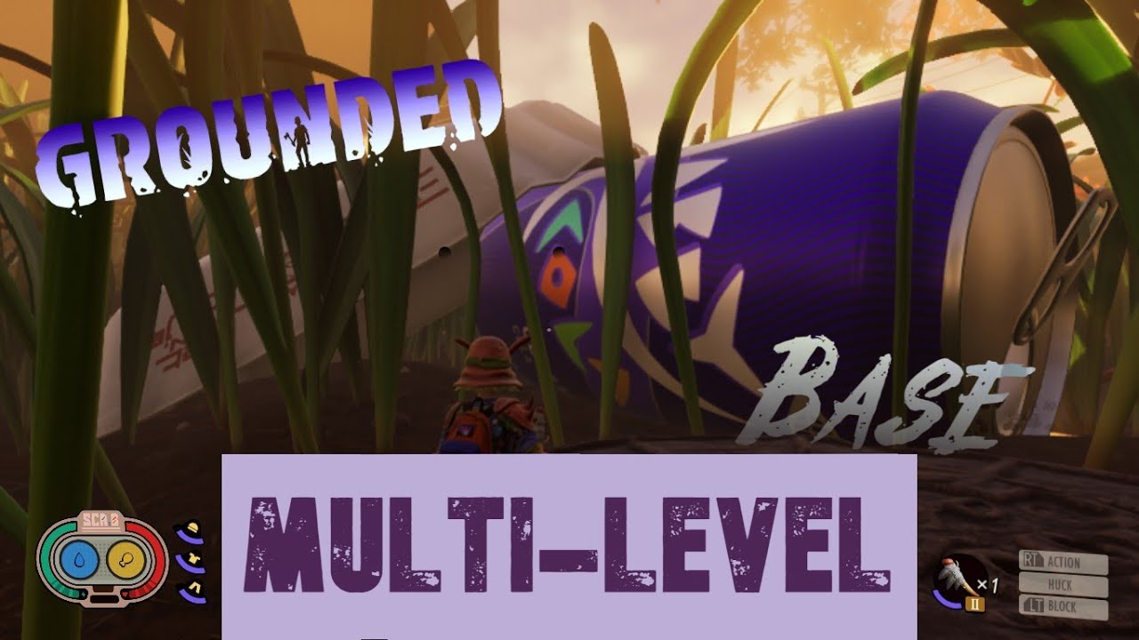 Building a MultiLevel Jabby Cola Can Base GROUNDED Speed Build