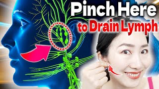 Pinching Sideburn to Drain both Shallow and Deep Lymph Lifts your Face Twice as Faster