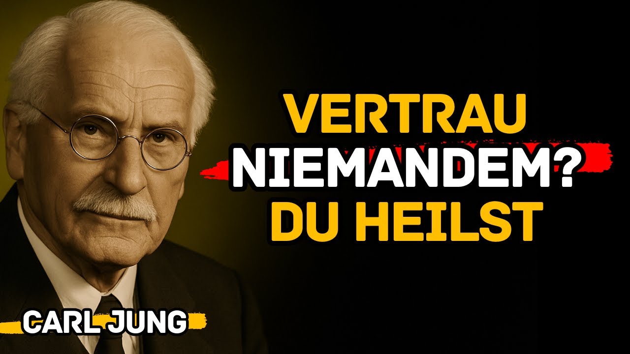 Wenn du niemandem mehr vertraust, beginnt die Heilung – Carl Jung