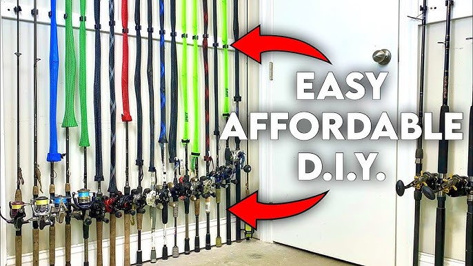 Easy Garage Fishing Rod Storage Build 