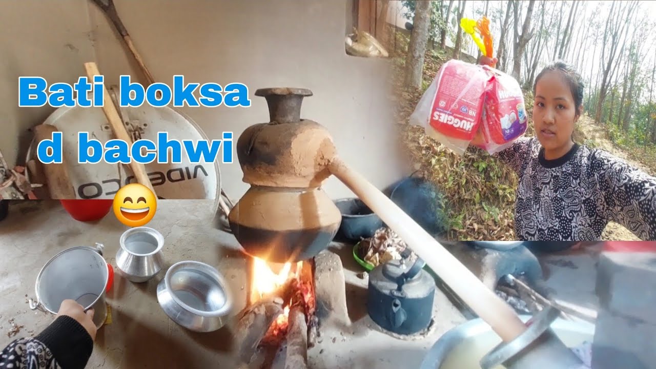 Mela ni bagui desi wine 😃 bok tongo | vlog | Barsha Jamatia 