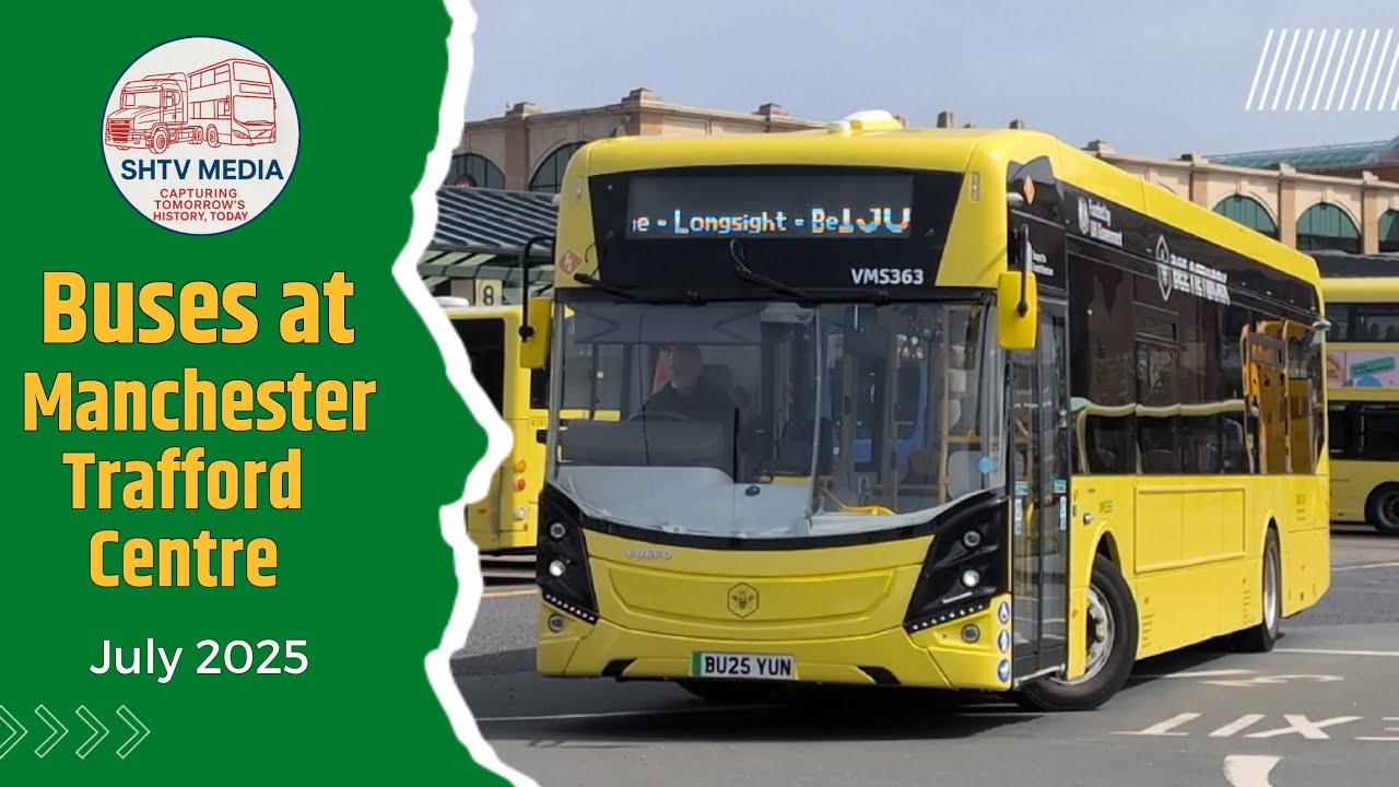 Bus Spotting at the Trafford Centre | Over 1 Hour of Action – July 2025
