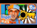 FIND THE SUNFLOWER KEY! 🐝🔑 | Blippi Plays |  Moonbug Kids - Games &amp; Playtime