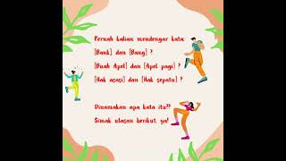 Ragam bahasa Indonesia: Homofon, Homograf, Homonim.