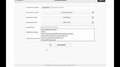 How do clients upload files