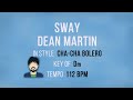 Sway Dean Martin Karaoke Male Backing Track