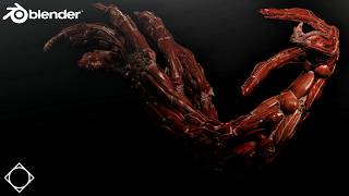 bUild muscle creature in blender