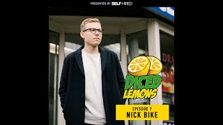 The art of the perfect remix, pet peeves of DJing and the humble beginnings of NICK BIKE
On Episode 7 of Diced Lemons, Floetic discusses the art of the perfect remix, pet peeves of DJing and the humble beginnings of the infamous Nick Bike. They go through a timeline of stories including, Nick’s first gig. The art of the perfect remix, pet peeves of DJing and the humble beginnings of NICK BIKE