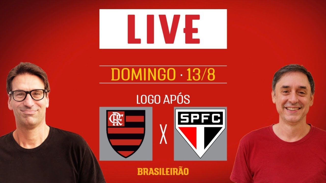 ⁣Live pós-Flamengo x São Paulo