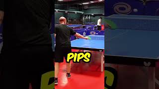 Always attack first against long pips players