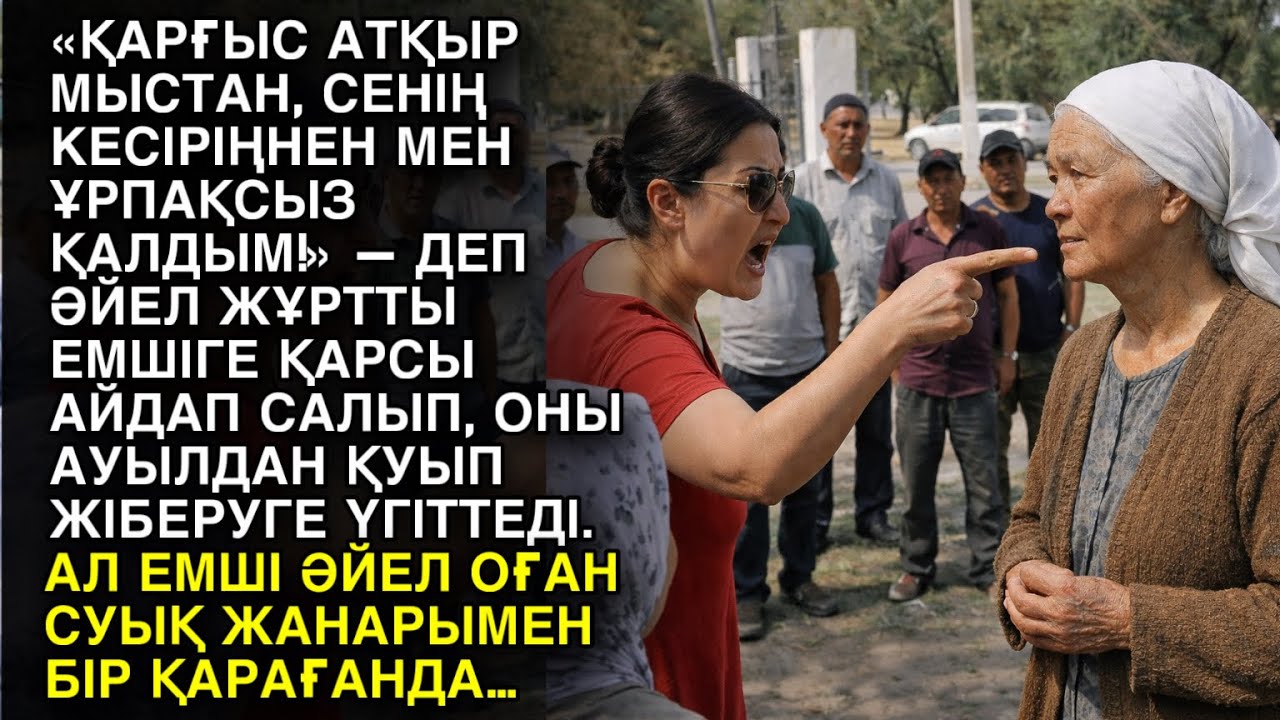 «ҚАРҒЫС АТҚЫР МЫСТАН, СЕНІҢ КЕСІРІҢНЕН МЕН ҰРПАҚСЫЗ ҚАЛДЫМ!» — ДЕП ӘЙЕЛ ЖҰРТТЫ ЕМШІГЕ ҚАРСЫ АЙДАП…
