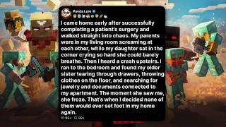 I came home early after successfully completing a patient's surgery and walked straight into...