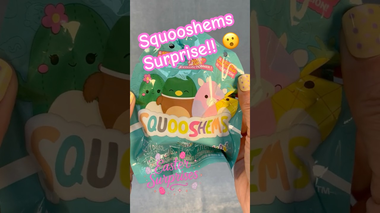 ✨ASMR🐣 Squishmallows Squooshems Surprise! | Easter Surprise Day 4 💖