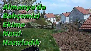 Almanyada Afganlı Mülteci Ile Sohbet Ederek Bahçemizi Ekime Nasıl Hazırladık ? Taprak,Budama,