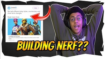 MYTH REACTS TO FORTNITE BUILDING CHANGES! BUILDING NERF INCOMING?