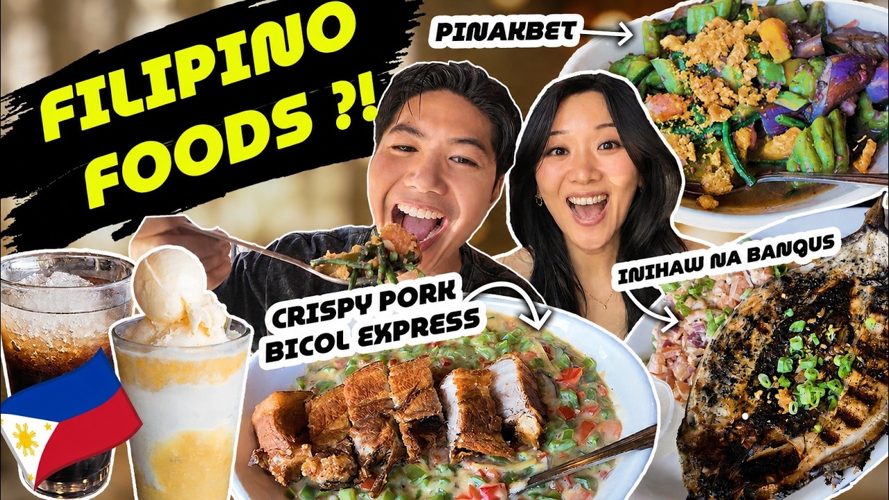 We Tried Filipino Food We've NEVER Had Before! 🇵🇭