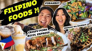We Tried Filipino Food We've NEVER Had Before! 🇵🇭