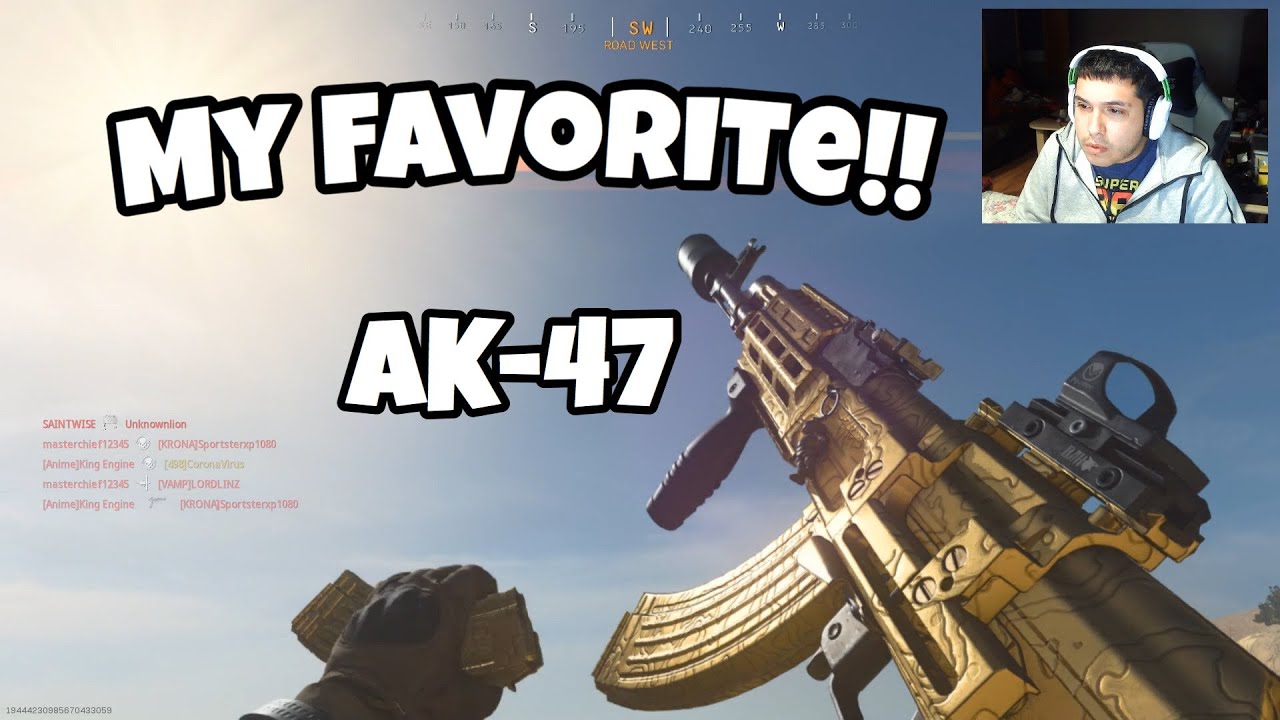 AK-47 Gold Camo!!! Call of Duty Modern Warfare