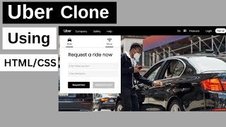 How To Make Website Using HTML and CSS | @Uber Website Clone Using HTML and CSS