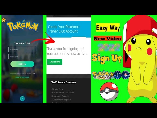 How To Create A Pokemon Go Trainer Club Account on Android