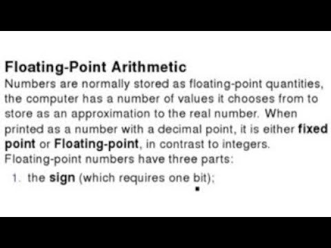 Numerical Computations | MTH375 Lecture 02 - YouTube