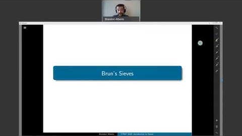 CTNT 2020 - Sieves (by Brandon Alberts) - Lecture 5