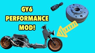 How to get better GY6 acceleration / Performance (LIGHTENED FLYWHEEL)