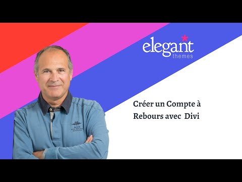 Comment mettre en place un compte à rebours avec le module de Divi