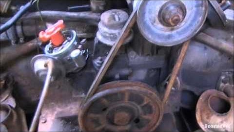 How to install a Volkswagen Distributor.