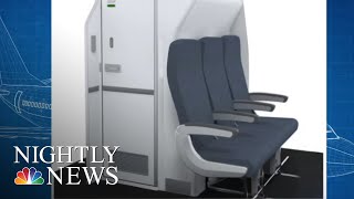 Airlines Shrink Plane Lavatories To Add More Seats | NBC Nightly News