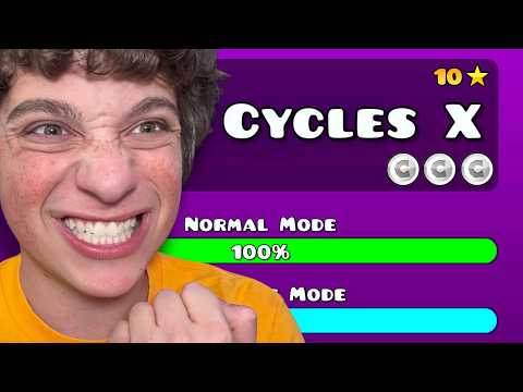 🔴verifying Cycles X!🔴50%, 46-100%🔴day 26🔴geometry Dashing🔴