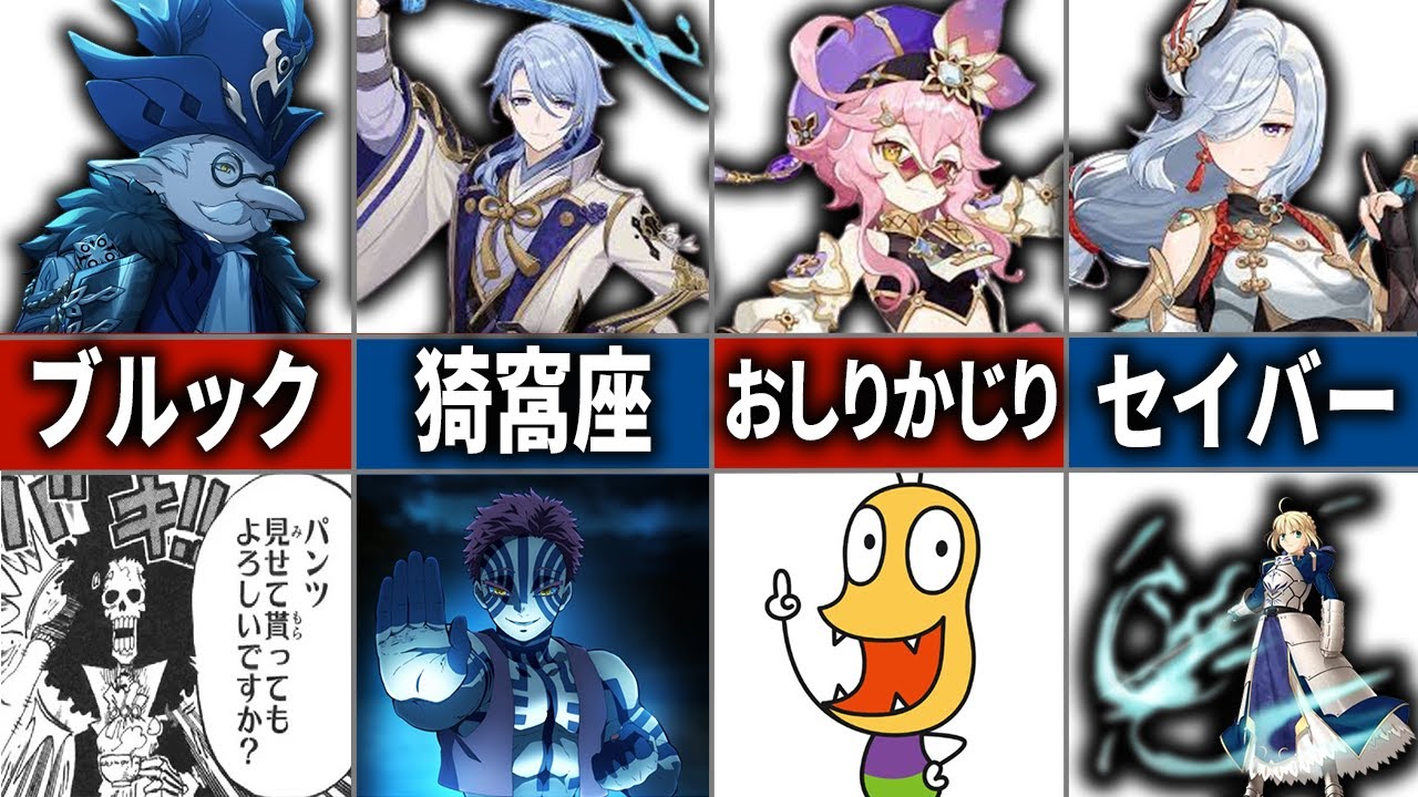 原神 原神声優が演じた豪華すぎるアニメキャラをまとめてみた Youtube