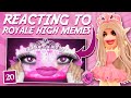Reacting To The FUNNIEST Royale high Memes! Advent Day 20
