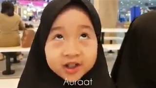 ANAK KECIL INI GA MAU MEMBUKA JILBABNYA, ALASANNYA BIKIN GEMES!!!