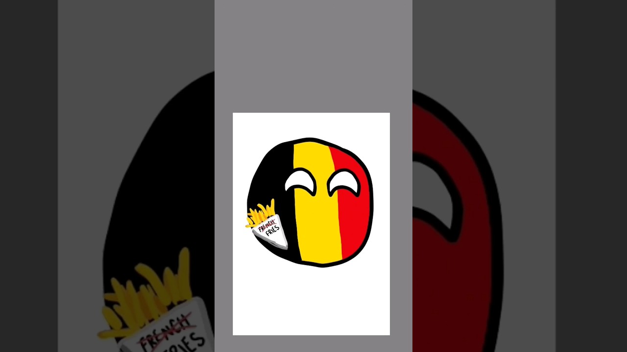 How to draw a Belgium countryball 