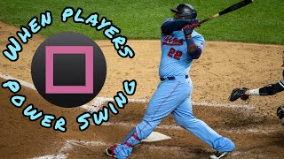 When MLB Hitters Decide To Power Swing