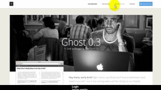 Ghost - Just a blogging platform - English Installation - Instalacion en español 2013 on Windows