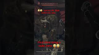 😂😂😂 almost annihilated myself with that NUKE MINE #funny #fallout76 #lol #fyp #fallout #gaming #ps5