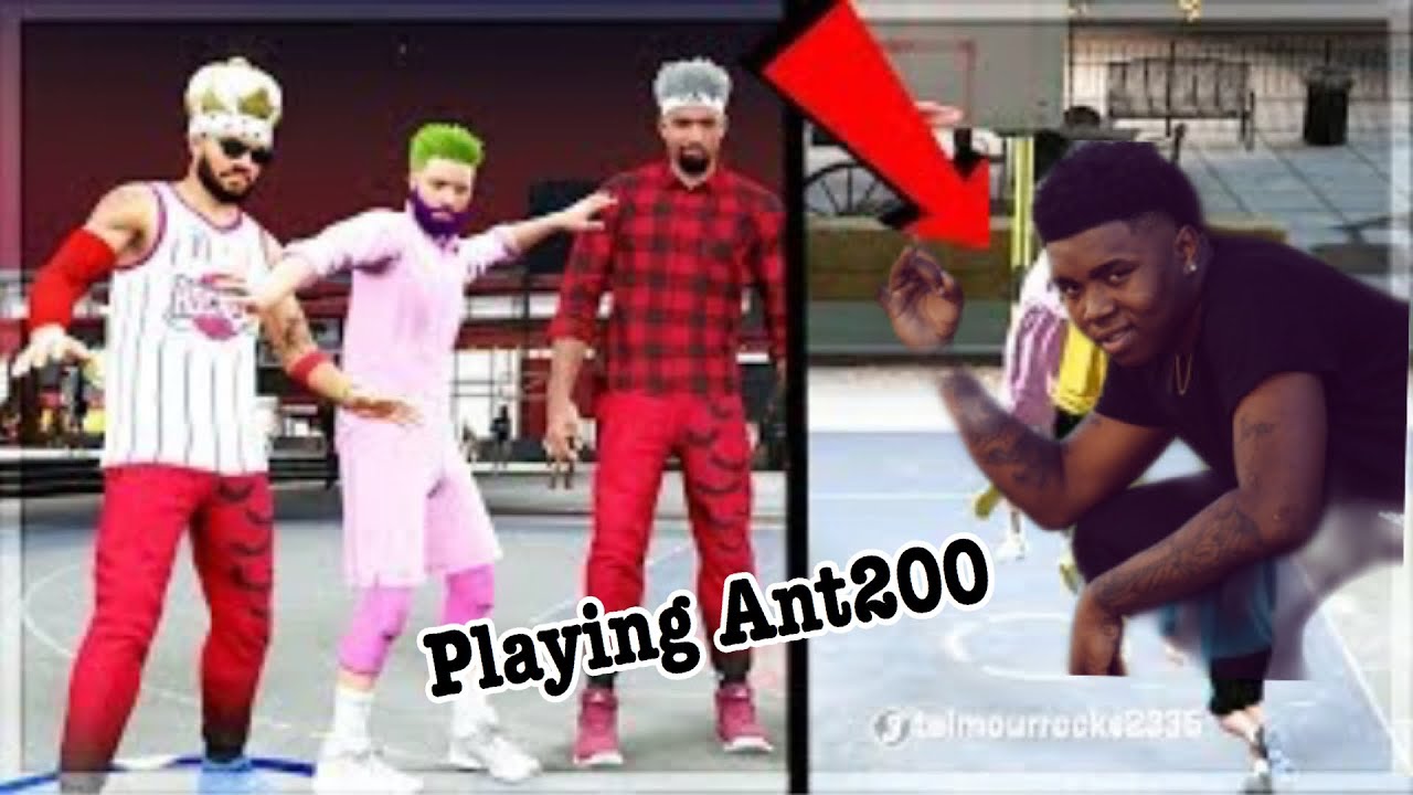 Playing Rapper Ant200 in NBA2K20 / Slashing Playmaker SF Build - YouTube