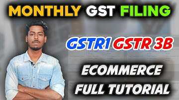 How To File GST Monthly Return | New Update 2024 Table 14 & 15 | Ecommerce | Tamil