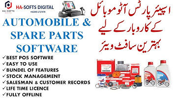 AUTOMOBILE & SPAREPARTS | POS BILLING SOFTWARE | DEMO VIDEO | LIFETIME LICENCE | BEST POS SOFTWARE